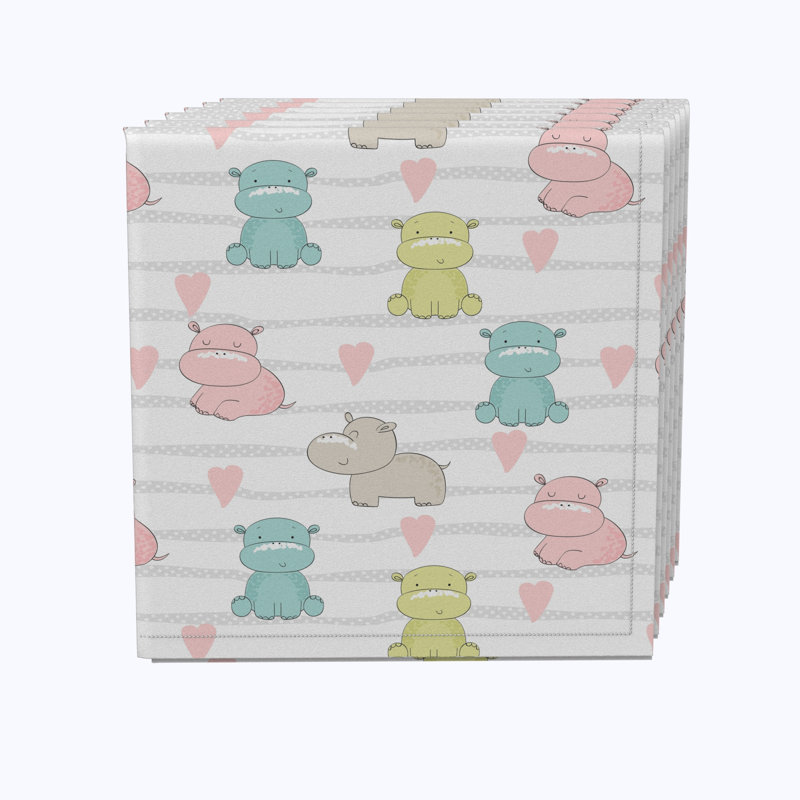 100% Cotton Kids Square Napkin