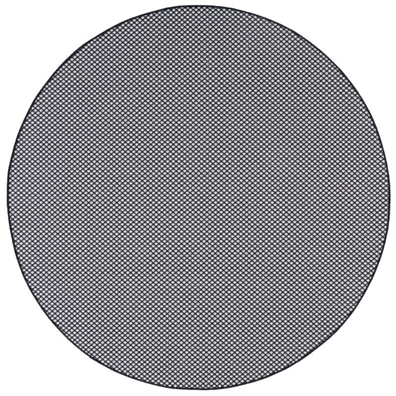 Terrace 810 Geometric Indoor/Outdoor Rug, Round 6'7"