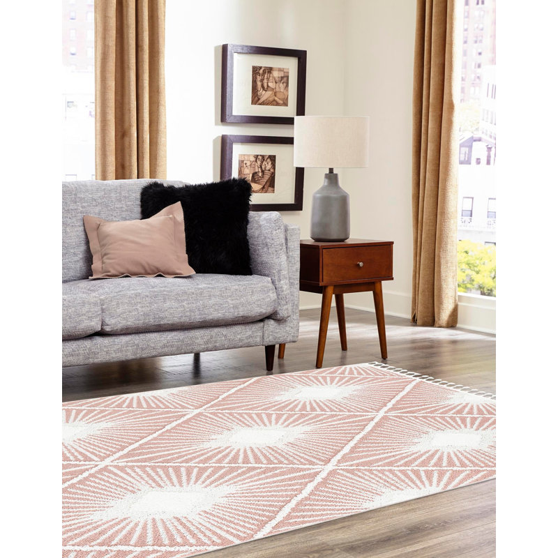 Kahil Geometric Indoor Rug, Rectangle 5'3" x 8'