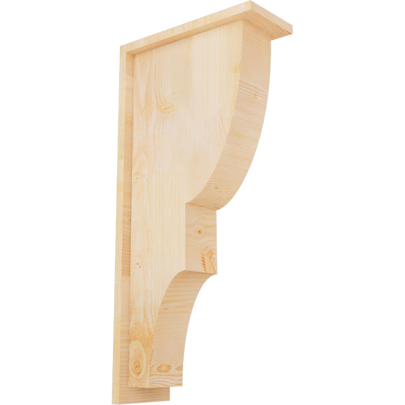 Corbeau Ridgewood avec contre-plaque, H 30 po x l 6 po x P 14 po, Sapin de Douglas, Sciage brut