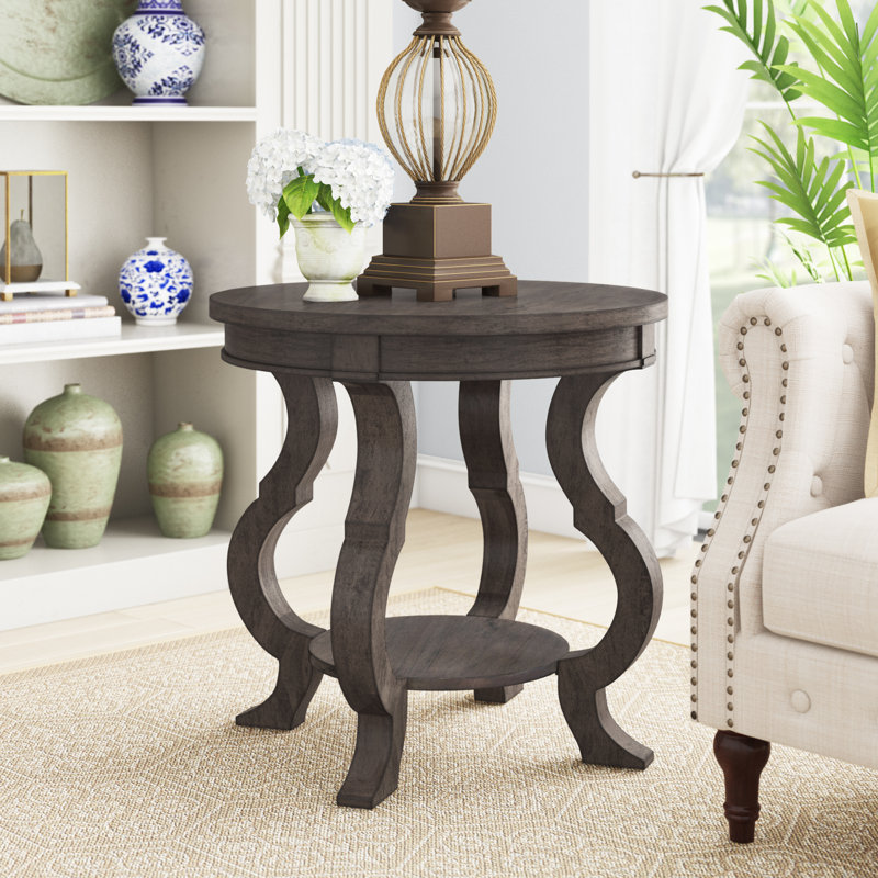 Solid Wood End Table