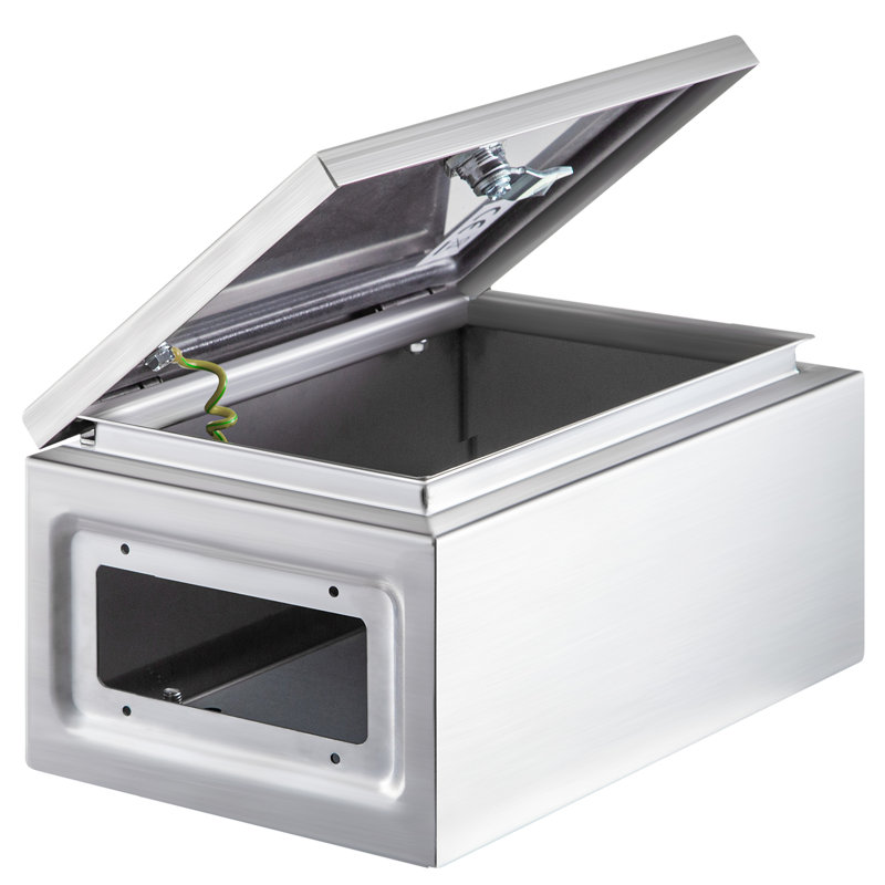 Boîtier en acier inoxydable NEMA, acier 12 x 10 x 6 po NEMA 4X