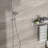 Brushed Nickel Shower Assembly - 10 Inch Round Top & Handheld 2 Heads, 5 Outlet Modes Massage, Bubbly, Rain, Rain&Bubbly, Rain&Massage Wall Mounted, G1/2 Inlet, Us Plumbing Fit For Spray Patterns-125519008