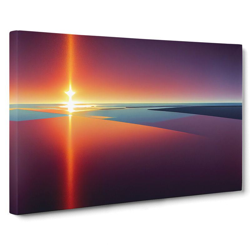 Sunset Vol.6 - Wrapped Canvas, 40cm H x 60cm W x 3cm D