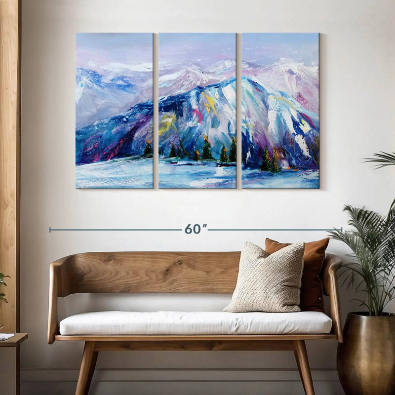 Alvord Blue Ridge Mountains Oil, H 32 po x l 50 po