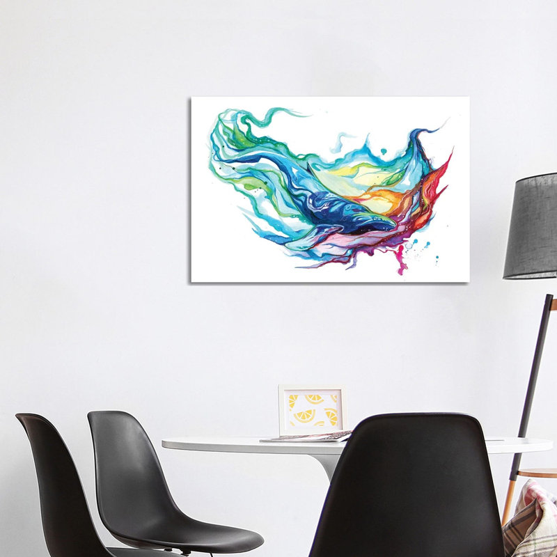 Humpback Whale by Katy Lipscomb - Wrapped Canvas Gallery-Wrapped Canvas Giclée, 101.6 cm H x 66.04 cm W x 1.91 cm D