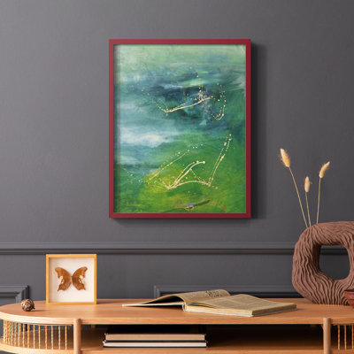 Peaceful Diptych I Framed Print - Solid Wood
