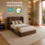 Cadre de lit rembourré avec tête de lit, sommier non nécessaire, matelas non inclus, lit plateforme moderne de style nuage-1194939961-1194939962