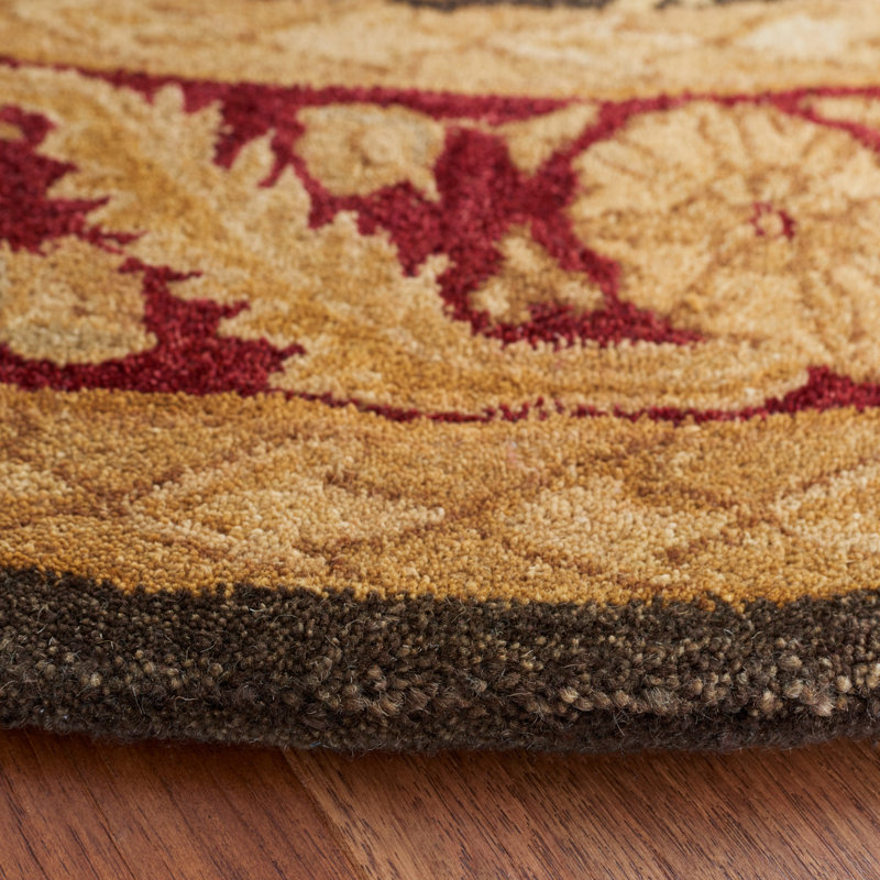 Tingley Hand Tufted Wool Pile Oriental Rug, Round 8'