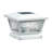 Low Voltage Integrated LED Fence Post Cap Light 5 In. X 5 In. with Base Adapter Included-78607768