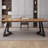 Rectangular Solid Wood Desk-850316306