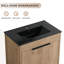 Armoire de salle de bain autoportante 30 po avec lavabo