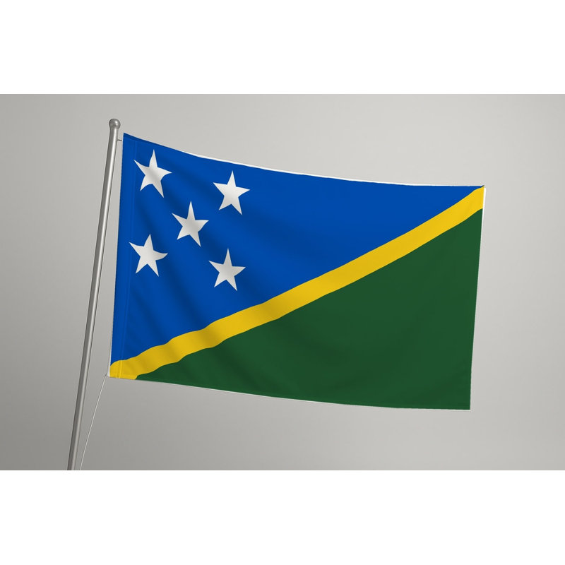 Drapeau des Îles Salomon - drapeau extérieur