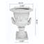 MGO Garden Urn Planter, Durable and Elegant for Outdoor and Indoor Use, Enhances Any Decor with Classic Design-478553030