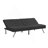 WOOD FRAME, STAINLESS LEG, FUTON, SOFA BED BLACK-1866917775