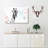 Giraffe With Paint Splashes In Abstract - Wrapped Canvas Painting-55317407