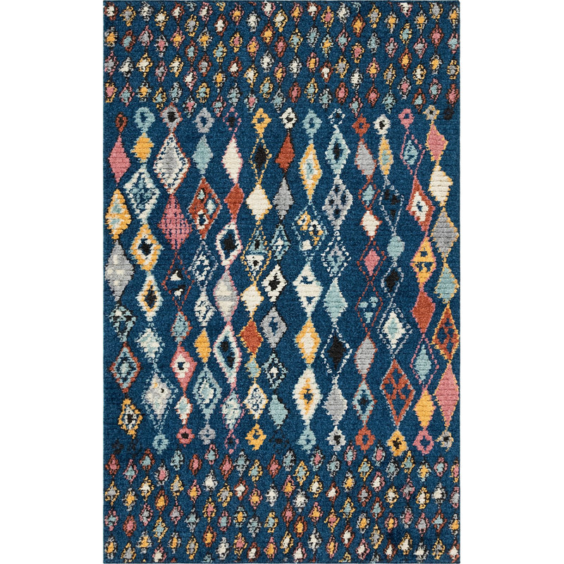 Victorville Abstract Indoor Rug, Rectangle 5' x 8'