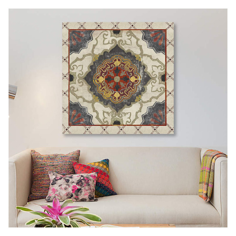 « mosaic i », impression sur toile, H 18 po x l 18 po x P 1,5 po