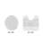Makaylynn Premium 100% Cotton 2155 GSM 2-Piece Bath Rug Set, OEKO-TEX® Certified, Non-Slip Spray Latex Backing, Plush Tufted, Super Absorbent, Machine Washable Bathroom Rugs, White-97762381-122439403