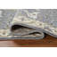 Tapis de couloir bleu indien fait à la main Oushak 3 x 8