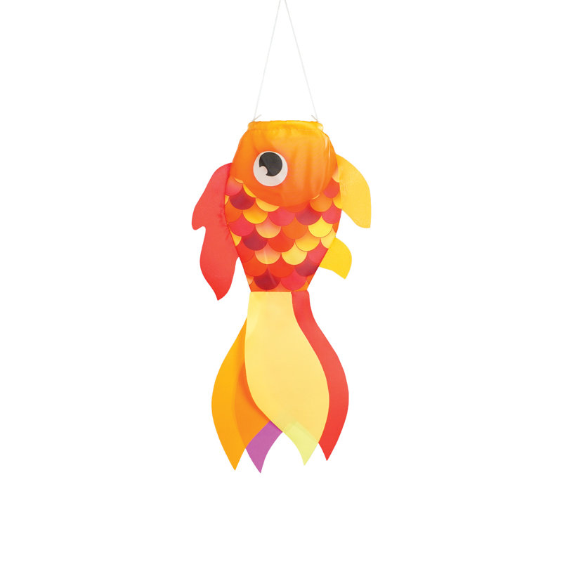 Manche à poisson 15 po, Orange