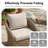 Outdoor Seat Cushion Set 24 X 24 Inch Water-resistant & Fade-resistant Patio Furniture Cushions With Removable Cover Seat & Back Cushion With Tie Straps For Chair Sofa-260071446