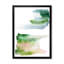«Blue Pink and Green Spots Clouds», peinture sur toile à cadre flottant-59851305-59851306