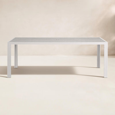 Deandra 82.75'' Ceramic Outdoor Dining Table