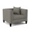 Fauteuil en polyester touffeté l 43 po Banelly