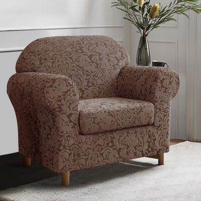 Housse pour fauteuil à coussins carrés/rectangulaires