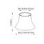 41.5cm Silk Bell Lamp Shade