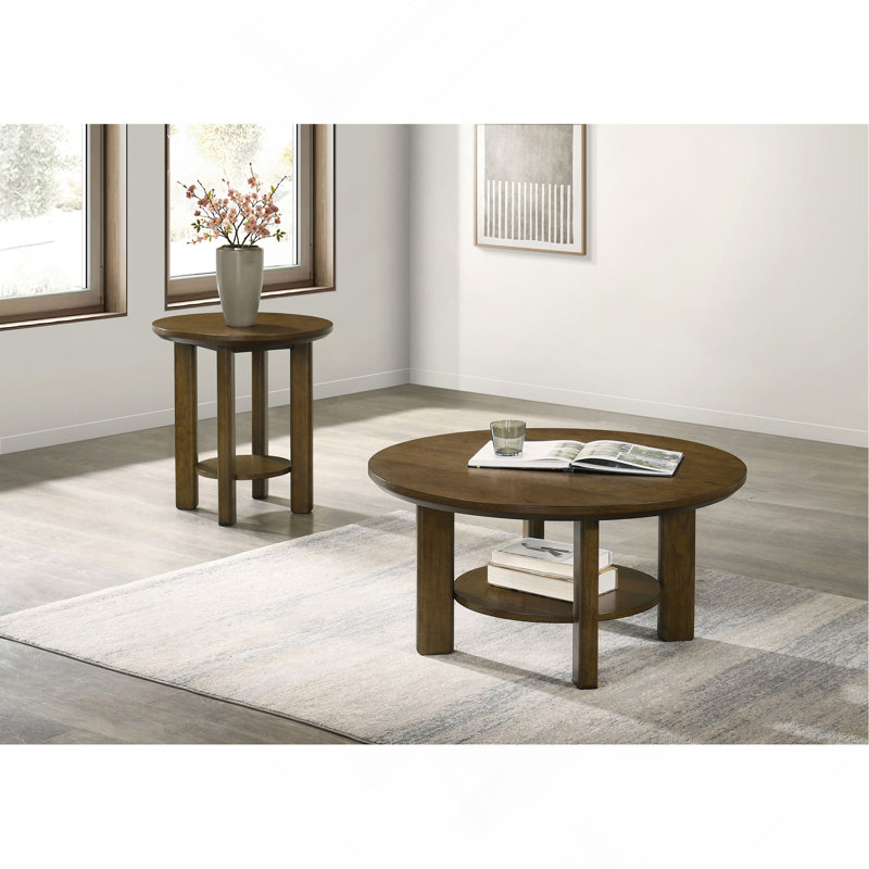 Ensemble de tables basses 2 pièces Brown