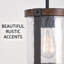 Luminaire suspendu cylindrique unique à 1 lumière Kateri