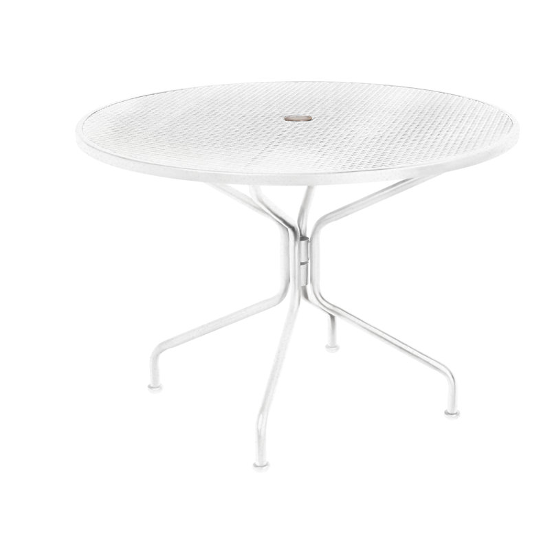 Mesh Outdoor Round, Textured Black, 48"