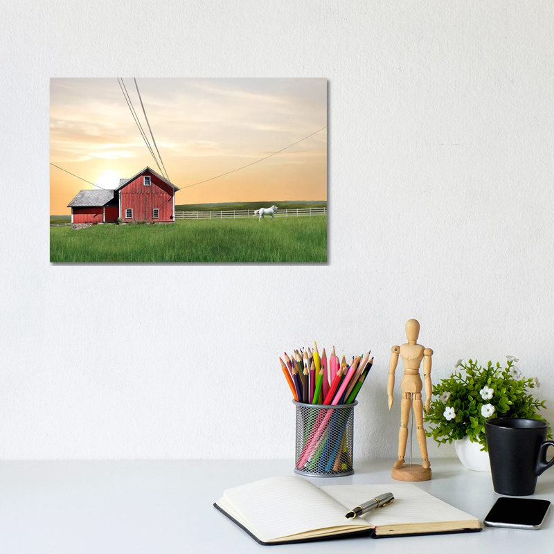 Farm & Country IV 1 Piece Wrapped Canvas Wall Art, 20.32 cm H x 30.48 cm W