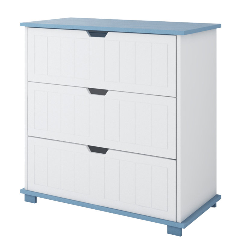 Katz Kids 3 - Drawer Chest, Blue/White