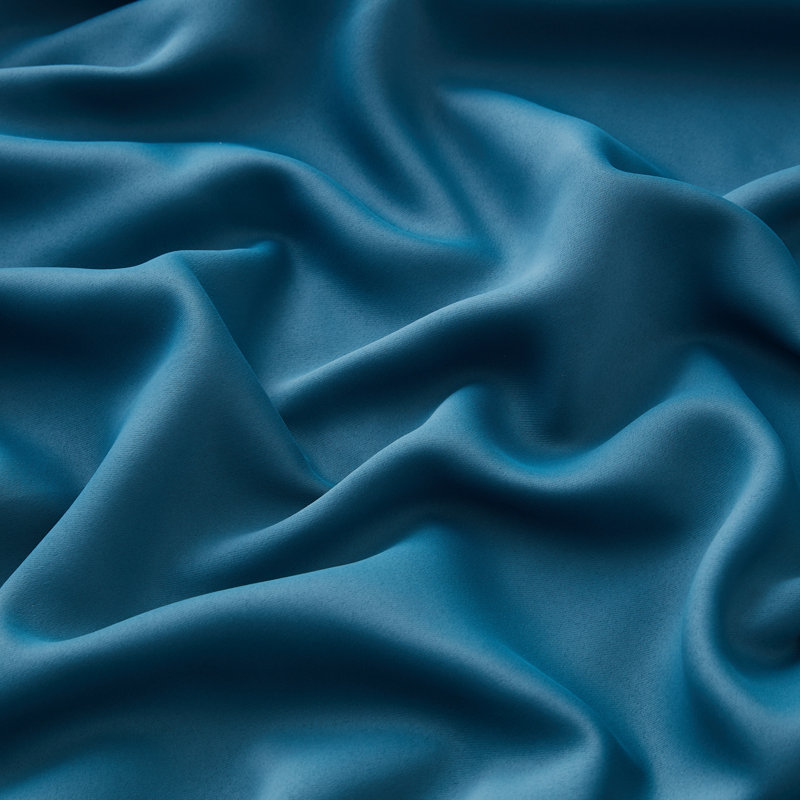 Arbas Curtain Pair, 52" W x 96" L, Teal Blue