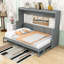 Lit escamotable mural avec tablettes-913432455-913432448