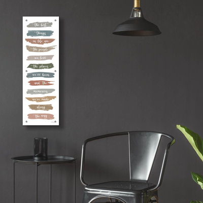 'The Best Things in Life' by Marla Rae, Acrylic Glass Wall Art