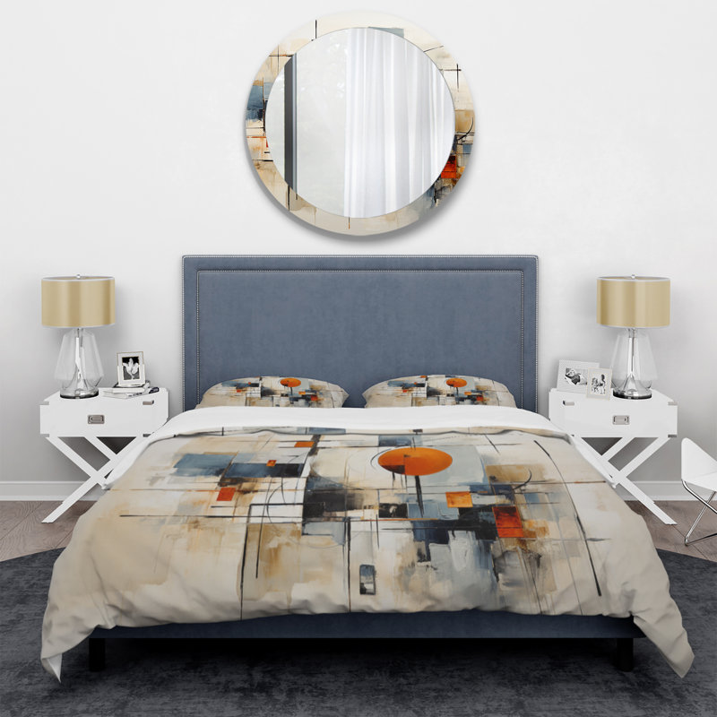 Ensemble de housse de couette coloré en microfibre / polyester, Housse de couette simple + 1 taie décorative stan