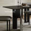 Italian Black Sintered Stone Dining Table-107419310-107419317