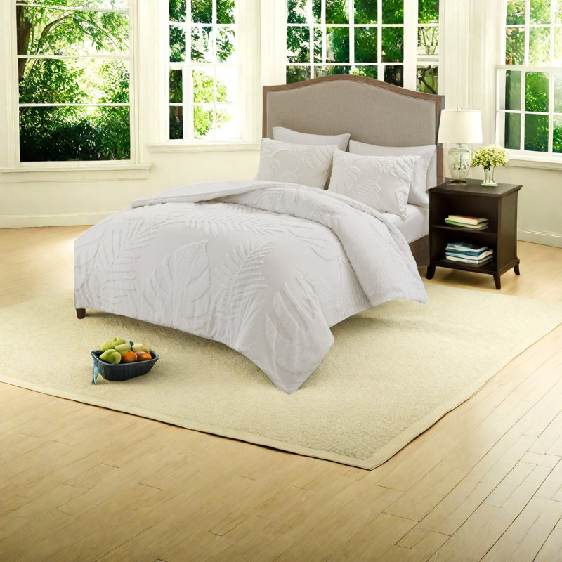 Coastal Cotton Chenille Bedding Sets, Beach Style, Perfect For Home