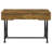 Rustic Nutmeg 2-Piece Computer Desk And Bookcase