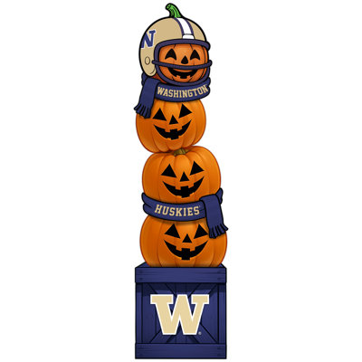 Washington Pumpkin Stacked Leaner With Helmet