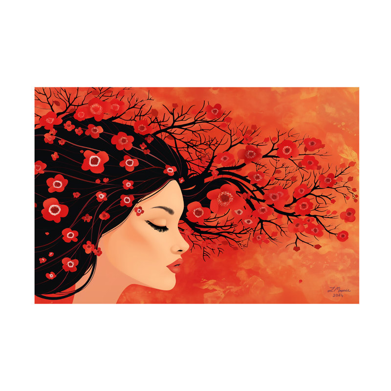 Art sur toile «Bachelor Tanya Mavric Autumn Child», H 12 po x l 19 po