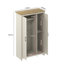 Limestone 3 Door Manufactured Wood Wardrobe-325809342