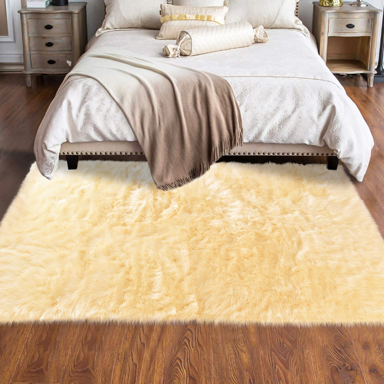 Chastyn Faux Sheepskin Indoor Rug