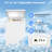 3.5 Cu. Ft Chest Freezer, Ultra-Low Temperature (-40°F-12°F), Small Deep Freezer with Removable Basket Free Standing Top open Door Perfect for Home Dorm, Office,Bar, Kitchen White