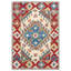 Antiquity Hand-Tufted Wool/Cotton Red/Ivory Area Rug-745565660