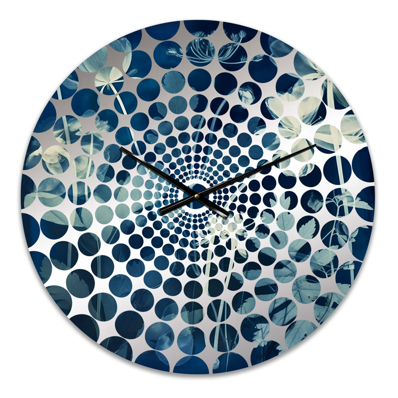 Horloge murale Tsula - Abstract Botanicals, Médium